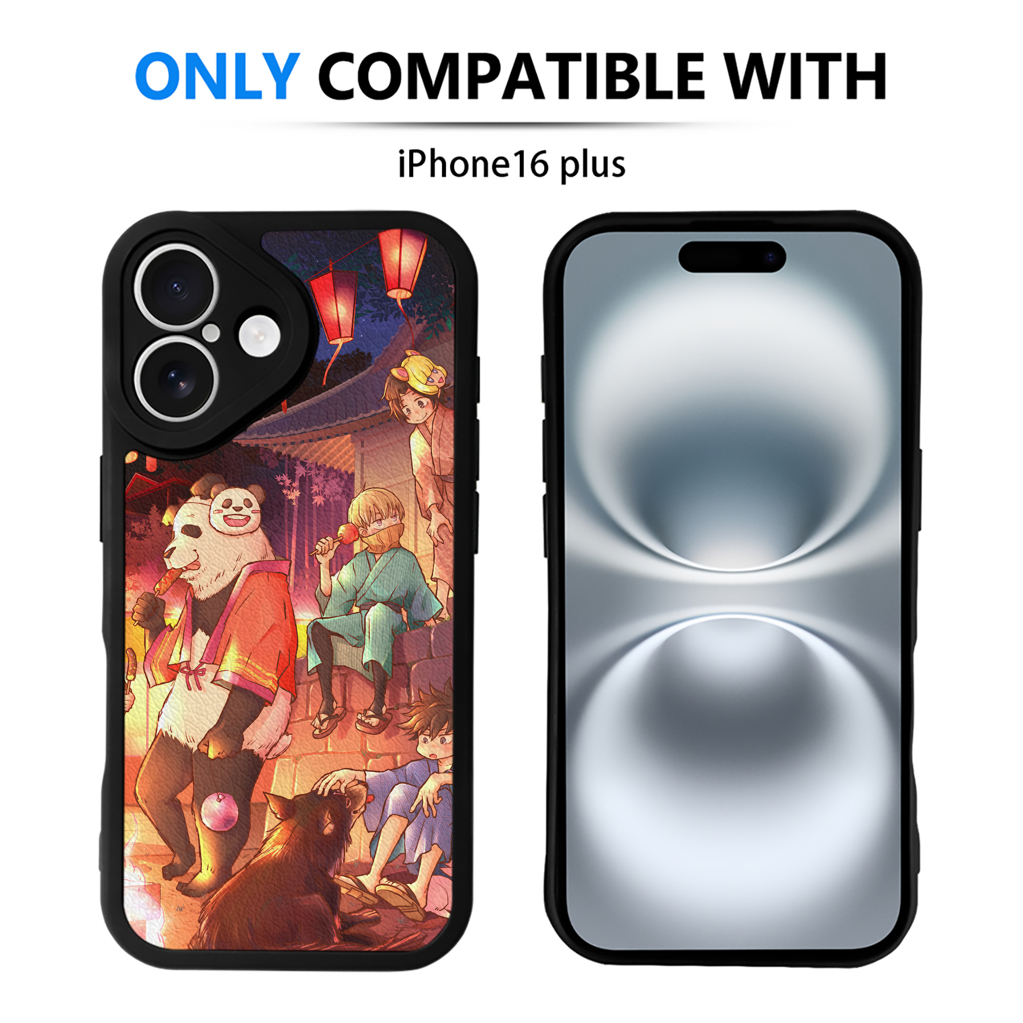 （画像用） 呪術廻戦 Jujutsu Kaisen 【iPhone 16シリーズ対応】シリコンスマホケース（レザー調） 材質：シリコン